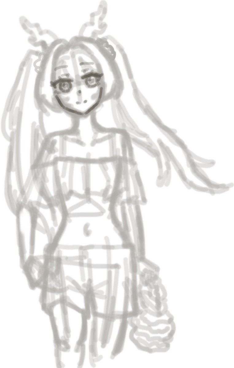 0inari8's tweet photo. 最初にざっとラフ描いて、顔だけもっかいラフで描き込んで(1枚目)
水彩筆ペンで線画清書して(2枚目)
塗りつぶしで基本色置いた上から影色とハイライトを水彩筆ペンでばーっと描いて終わり(3枚目)
今回は1時間くらい。資料集めで20分くらい。 https://t.co/9Q5ERwaK0G