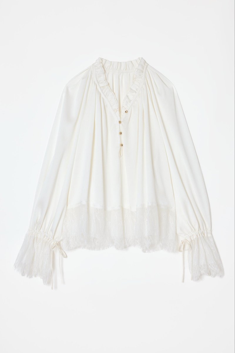umnetofficial's tweet photo. Umnet 2026 AUTUMN / WINTER
#ANDLACEBLOUSE
 
#Umnet #Umnet26AW #fashion #일본패션 https://t.co/oTGjKRw0zy