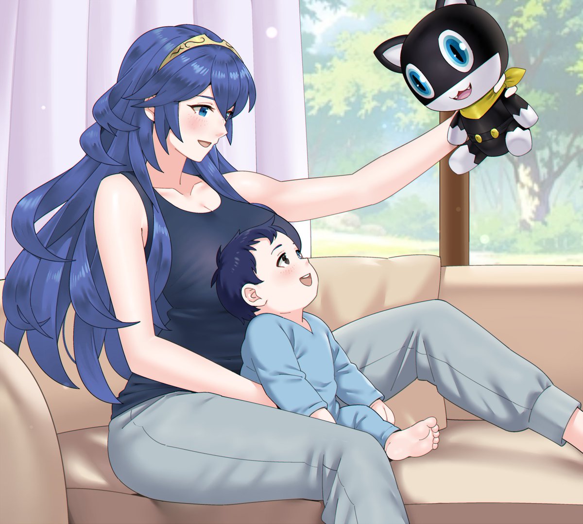 RedKite333's tweet photo. Lucina spending mother time with her newborn baby boy Nolan 🥹🖤💙
Lucina &amp; Nolan (OC) crafted for @LucyRenMifi thank you so muchhh for the support!
#FE #FireEmblem #OC https://t.co/zx5yQ4YdbY