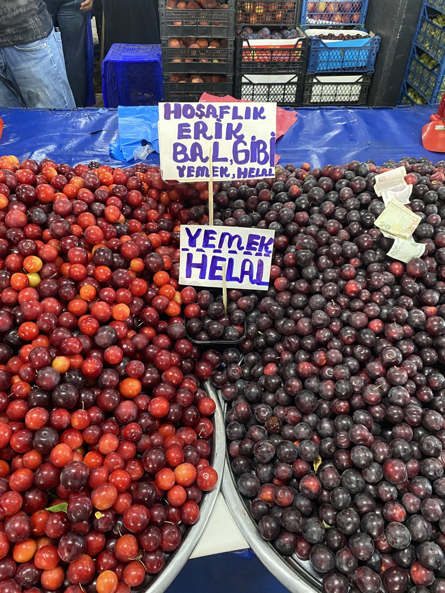 dudazone's tweet photo. Some words just don’t translate. They carry a whole culture with them. “Helal” is one of them. Even on a little fruit stand sign, it means so much more than it says. One word. Countless layers.

One word. A whole world inside it. https://t.co/mO5XdkHjM9