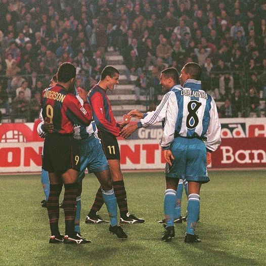 90sfootball's tweet photo. Rivaldo, Sonny Anderson and Djalminha ✨ https://t.co/DtMVELsQLk