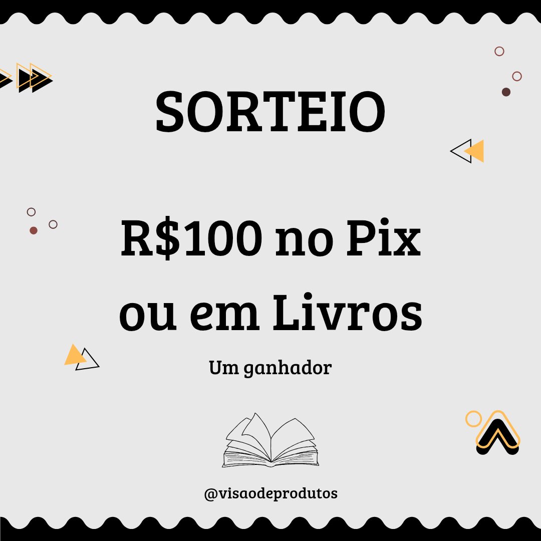 visaodeprodutos's tweet photo. ✨  SORTEIO ESPECIAL ✨ 

🏆 Prêmio: R$100 no Pix ou em Livros

Para participar:

*Seguir @visaodeprodutos
*Dar RT nesse post
*Entrar no nosso grupo do WhatsApp: https://t.co/8Lo2lOFwhi 

🗓️ Resultado dia 25/08 https://t.co/QTUG4u6rBH