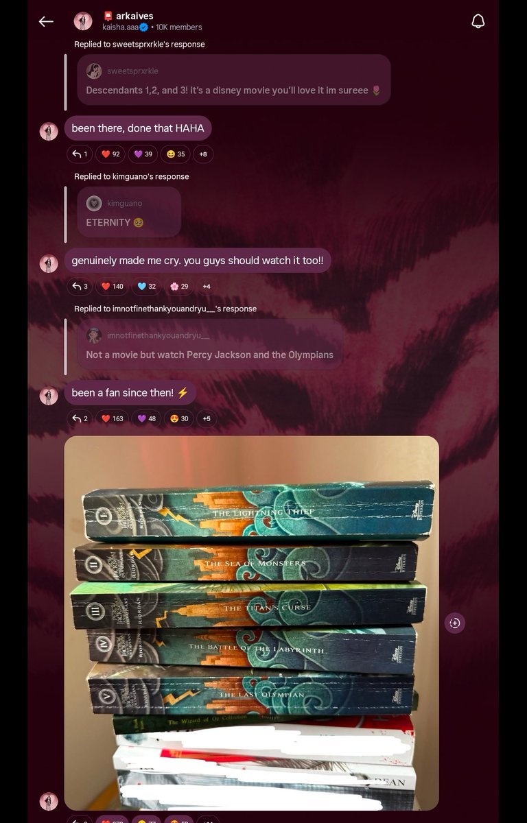 JustKaishaaaaa's tweet photo. I like that Kaisha shares little parts of her interests with her fans, even something as simple as asking what movie to watch next. Those moments feel genuine and remind you that she's a real person with things she enjoys too. 🫀📚

#KaiMontinola https://t.co/yJxNbHJ9Iz