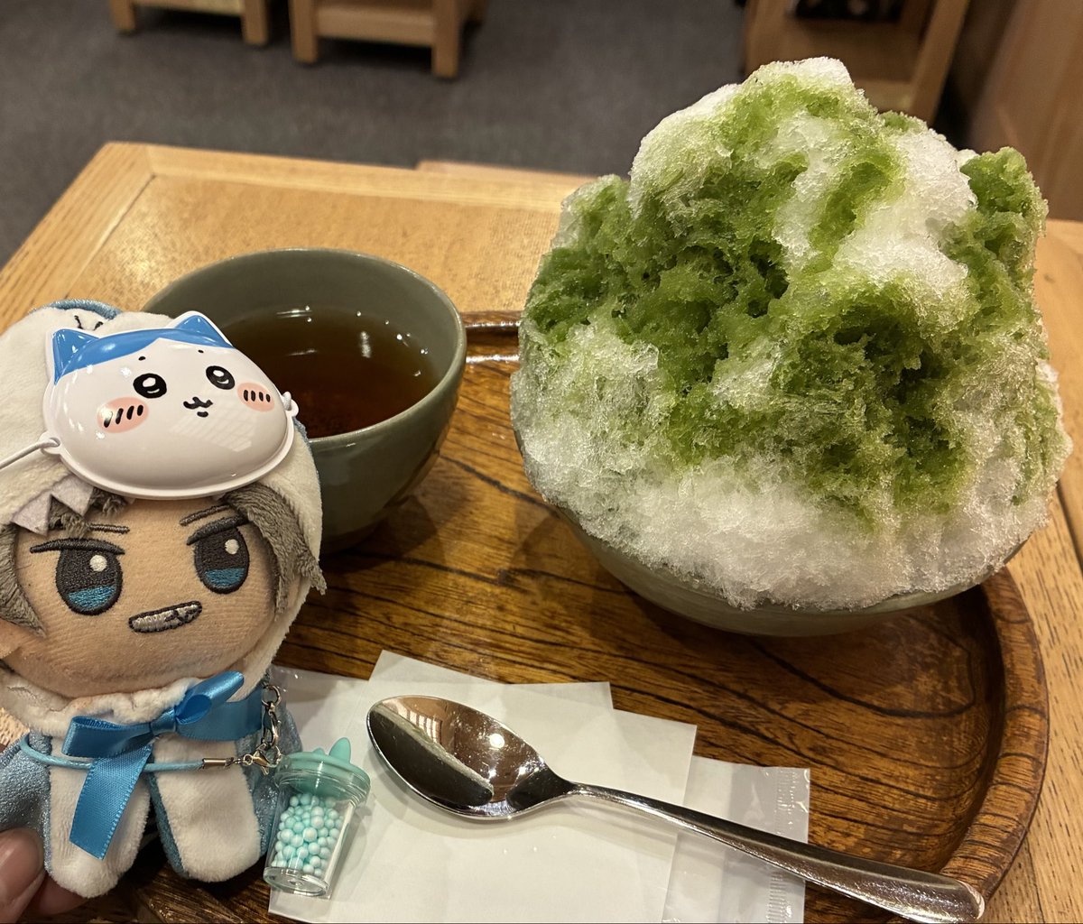 pinknagreen's tweet photo. 数年ぶりの赤福氷🍧

おいちかった(●´ㅂ`●) https://t.co/fhLKLVYYOf