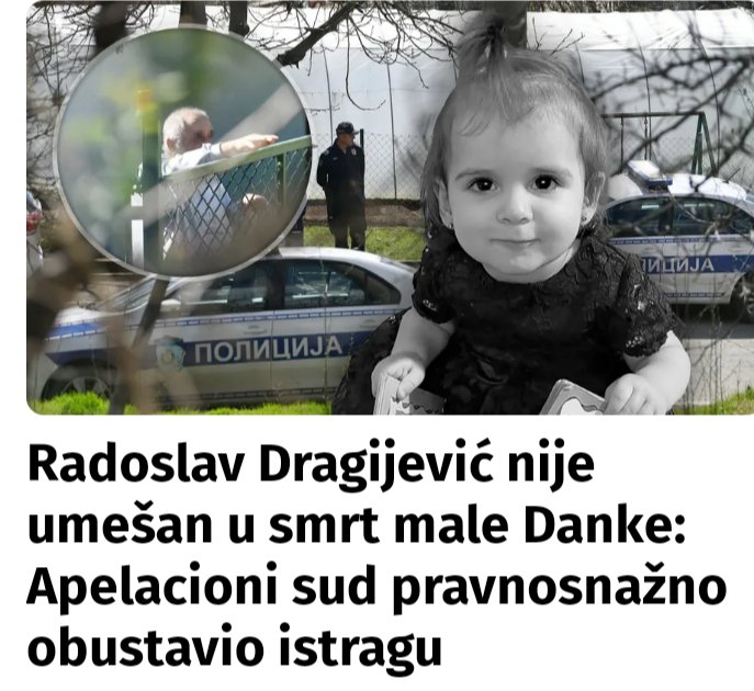 bianconerobgd's tweet photo. Dokazano da nije pomagao sinu da ukloni telo i da nije prikrivao zločin! https://t.co/wmQwL2HD5g