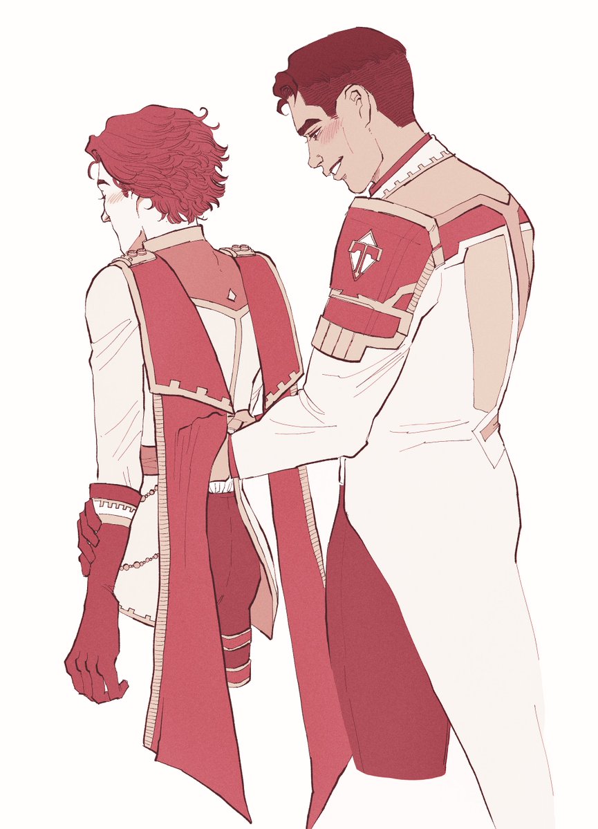 muniverse_cream's tweet photo. #jayvik Jayce gently straightening Viktor's gala outfit with a tender look.. They're just "partners"..😏😏✨ https://t.co/LqZOJfvarO