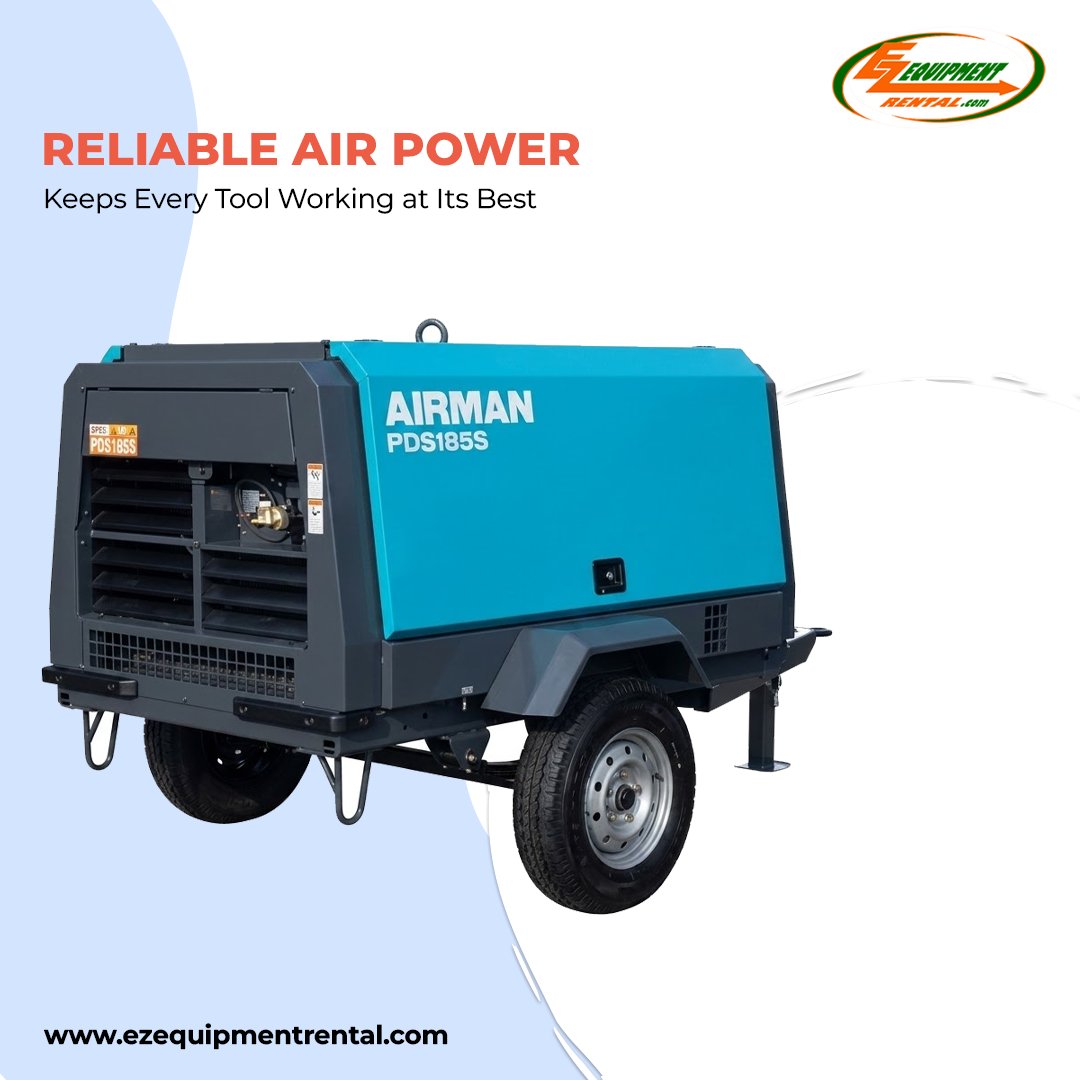 EZEquipmentRent's tweet photo. Keep your tools powered and your crew productive with a reliable air compressor. Perfect for framing, roofing, painting, and more. Rent today at https://t.co/7hjMiQhHyj
#EZEquipmentRental #AirCompressor #EquipmentRental #ConstructionTools #DFW https://t.co/aEKbeyufHg