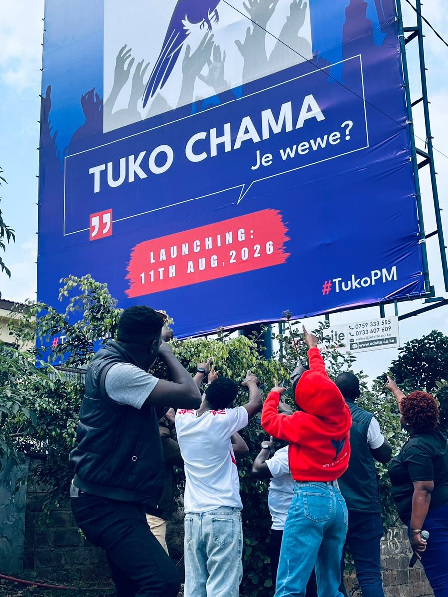 sophie_wa_Thika's tweet photo. Vijana wako Kadi na Wako Chama. 

Ukiona hii billboard, take a pic, post and DM me the link. 

Lunch on me. 

Madam MCA  atakua ASK Grounds 11th August. 
Je wewe? 

#TukoChama
#TukoPM https://t.co/86nnaLGQfL