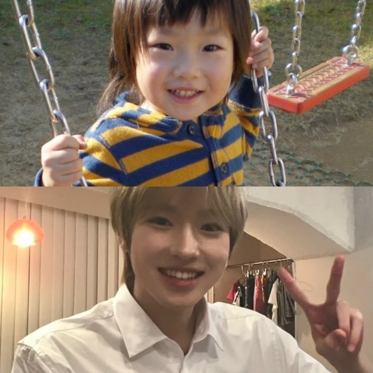 WISHlYOU's tweet photo. 사쿠야 이거 너무 아기 웃음이야 https://t.co/Z3CFMMlFvV