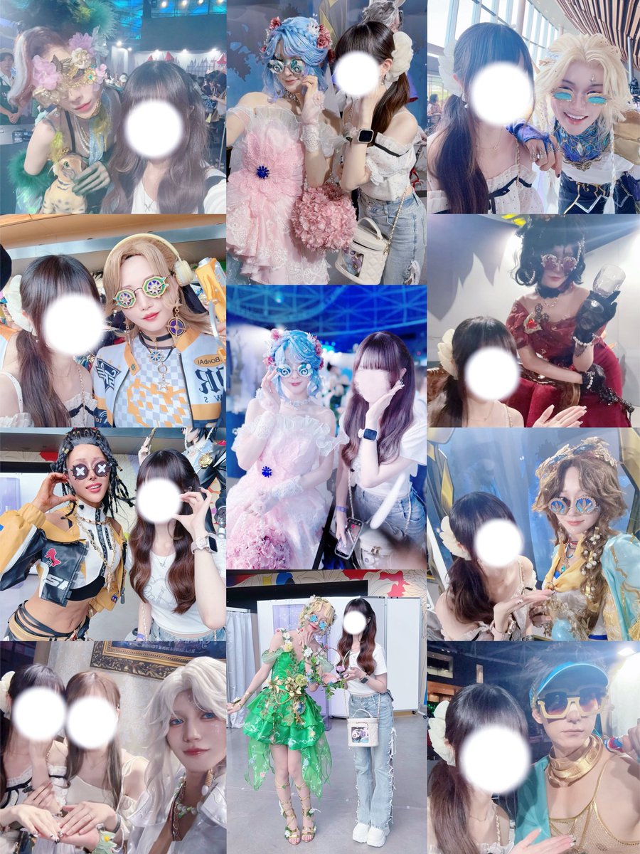 qu_bhs's tweet photo. 素敵な公式レイヤー様たちとお写真撮れて楽しかった💖💖
#第五人格8arty https://t.co/0FNTfVBle0