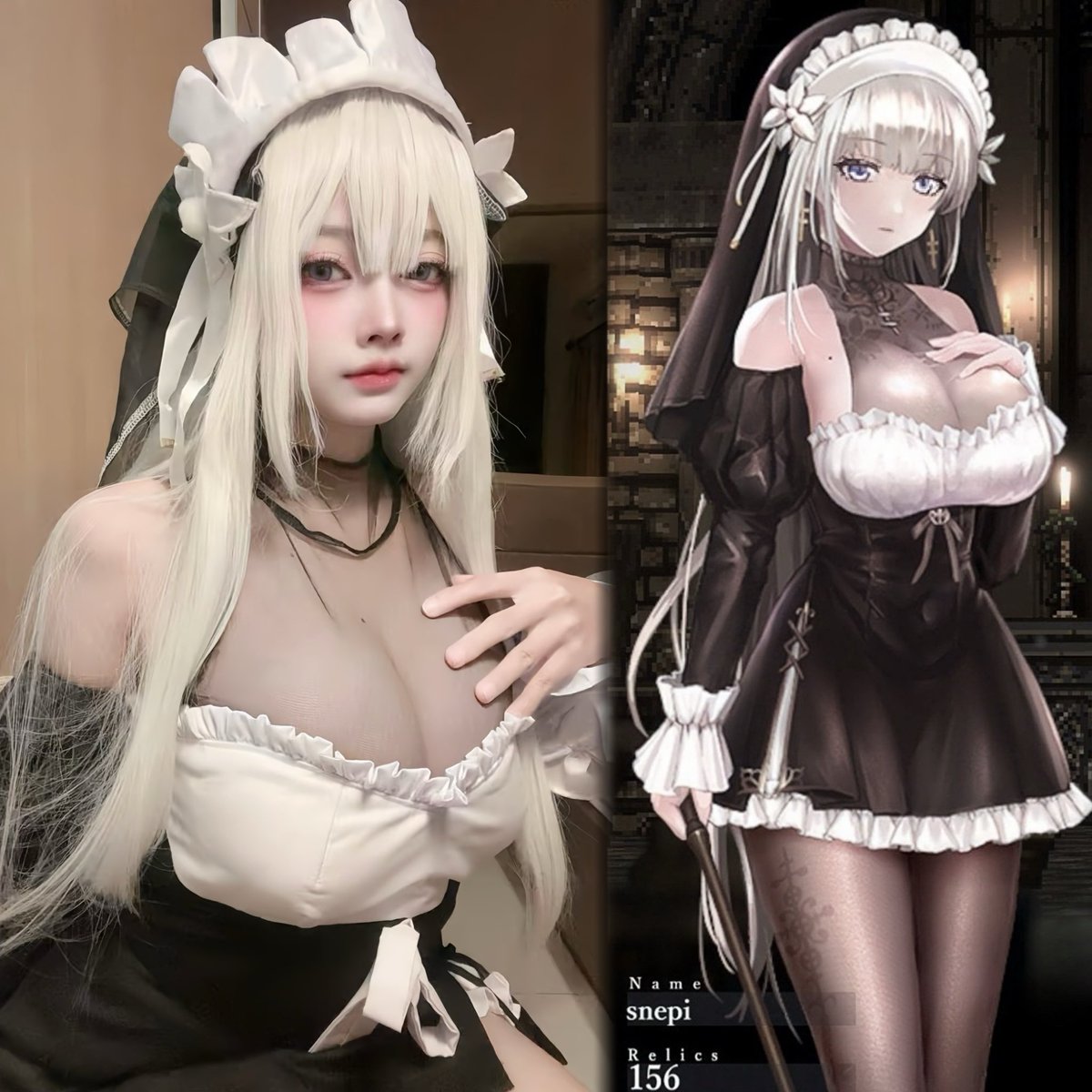 ssnappy0's tweet photo. Sister Lelia🤍

#SiNiSistar2 #Cosplay https://t.co/j0dach9jXg