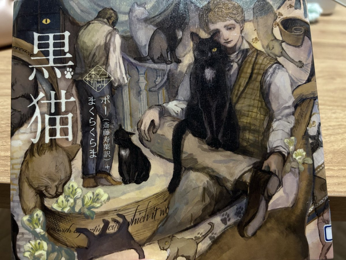 kanariabooks's tweet photo. 恐ろしいというよりはむしろ奇異に思える。

 #黒猫  #エドガー・アラン・ポー  #読了 https://t.co/yp67g5U4kC