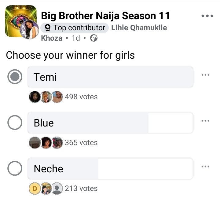 IlebayeWabadimo's tweet photo. Temi is Facebook's favorite girl #TemiNkem #BBNaija https://t.co/QQHlEPudCW