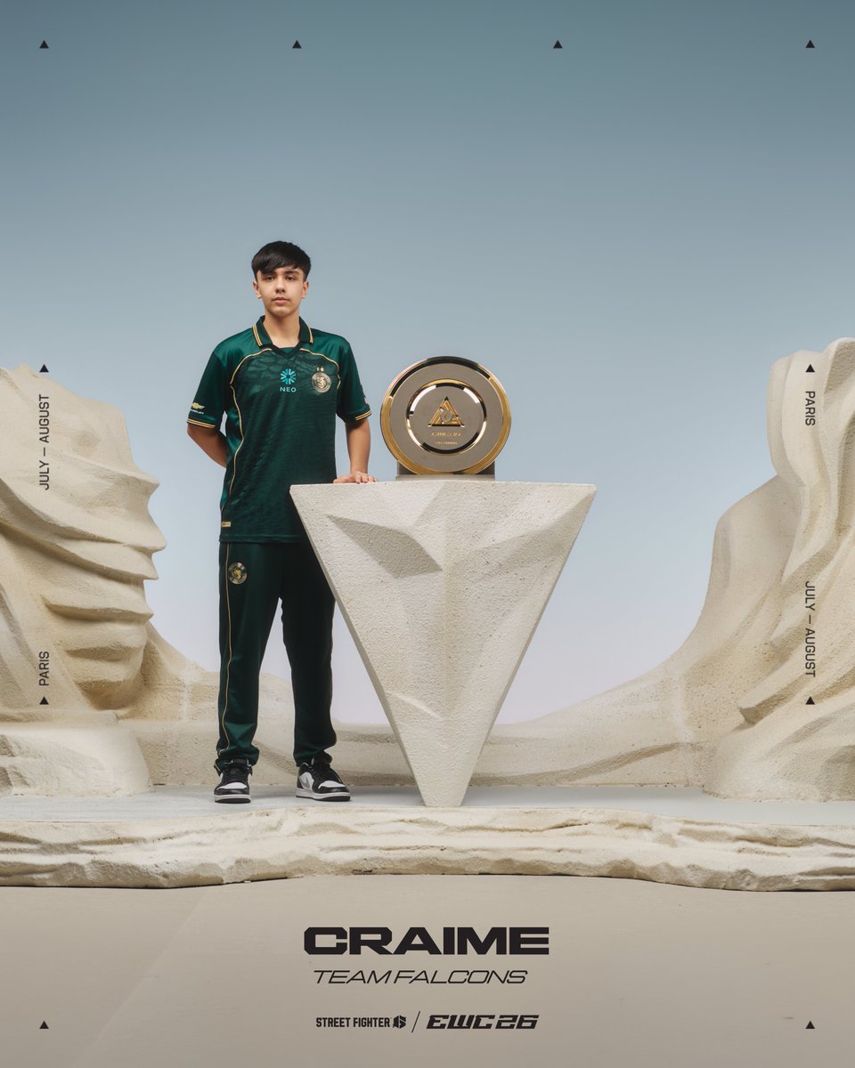 EWC_EN's tweet photo. The one underdog who defied all odds.

Give it up for @CraimeCL, the SF6 at EWC26 champion! https://t.co/ENycfBicp2