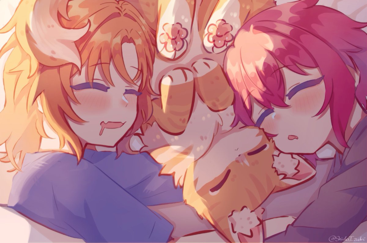 ShidoIzuki's tweet photo. Day 3 : cats
#LeoKasaWeek2026 #leokasa #enstars https://t.co/Ru4SYToqXd