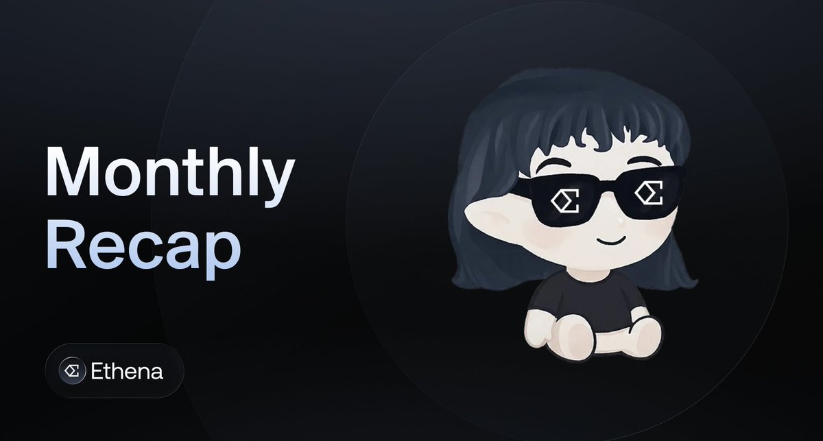 ethena's tweet photo. Here's what happened @ethena in July:

- Partnered with @RobinhoodCrypto to bring Ethena's product suite to Robinhood Chain. Ethena assets on Robinhood Chain crossed $200 million within a month.

- The USDe vault on @coinbase crossed $250 million, one month since launch.

- Ethena has generated over $750 million in rewards since launch.

- Implemented zero fee minting and redeeming USDe with USDC for all onboarded mint users.

- Went live on @monad, with USDe and sUSDe now available across the Monad ecosystem.

- @Gate_io launched their first USDe earn product.

- USDe minting and redemption with USDC went live for free on @Bybit_Official.

- USDe-native prediction markets went live on Robinhood Chain, via @Meridiandotxyz, formerly Ethereal.

- @LidoFinance added USDe to EarnUSD, a curated vault of USD-denominated strategies.

- @OriginProtocol opened the sUSDe ARM for deposits.

- @krakenfx added support for USDe deposits and withdrawals on Avalanche.

- The Ethena Foundation opened the re-election process for the Ethena Risk Committee.