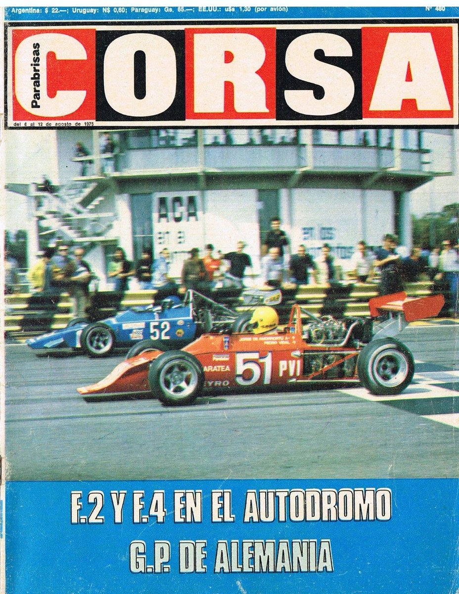 PatoG82's tweet photo. 3 de Agosto de 1975. F4 🇦🇷, Buggies pisteros y Karting en el #AutódromodeBuenosAires, Premio "Día del niño"

Si... adivinaron... Ganó Angelito Guerra, según una sana costumbre que viene manifestando desde hace mucho. José Chiarini en Buggies y Roberto Maldonado en Karting

Corsa https://t.co/Ws8rZcs2ef
