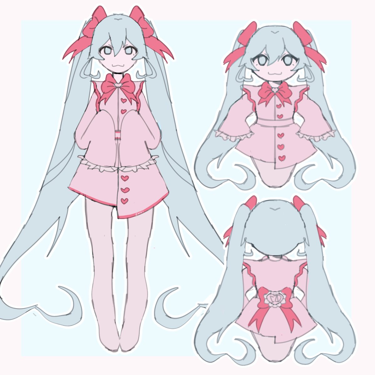 luxicreamy's tweet photo. Heartsune miku! #fyp #art #artistoftwitter #miku https://t.co/LcH3s0GKu0