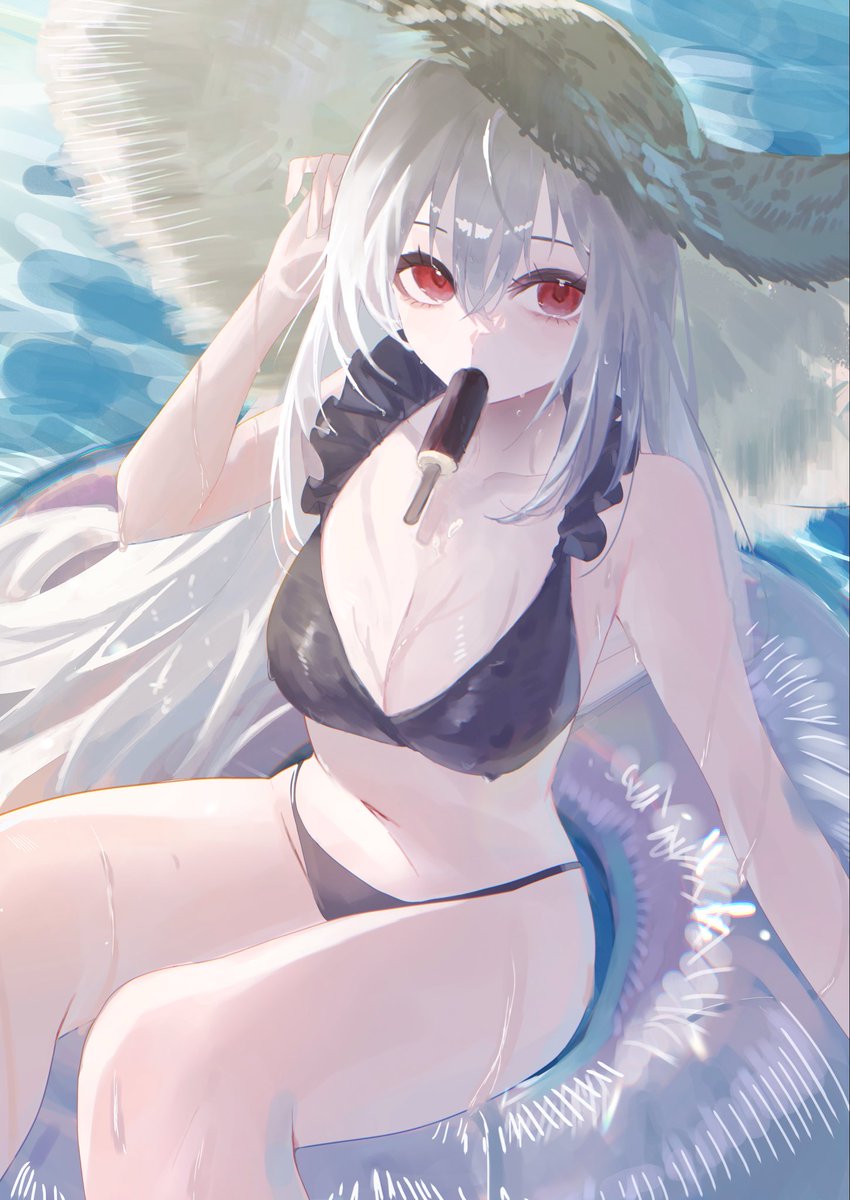 giiiingeeeerr's tweet photo. スカジ👙🍨
#アークナイツ https://t.co/a0vm3lUVPZ