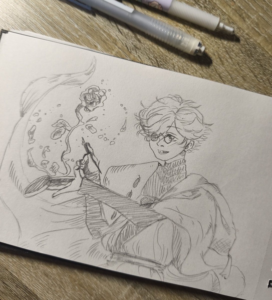 princeisitap's tweet photo. volviendo al arte tradicional #witchhatatelier https://t.co/Kl7StclxjD