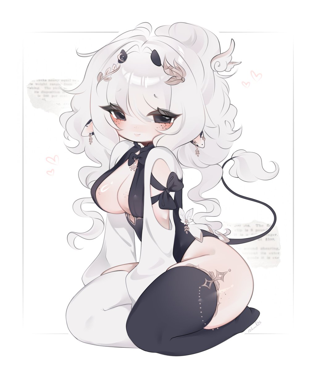 dumnpath's tweet photo. Cow girl 🤍🖤
Skeb #chibi https://t.co/ckH1gHSc2e