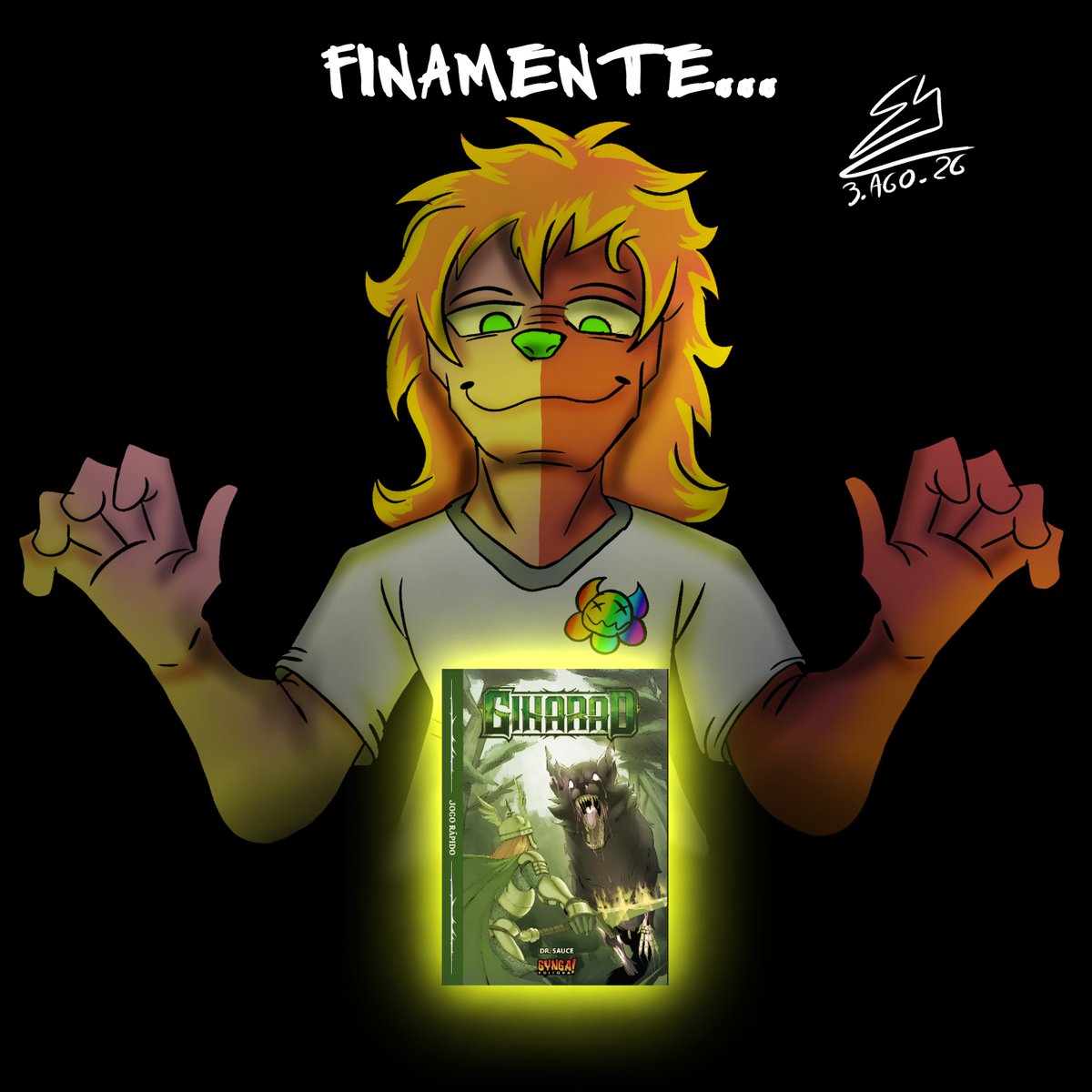 evan_Raidenn's tweet photo. Finalmente esta em maos...
#Giharad #GiharadRPG https://t.co/op32It5HL7