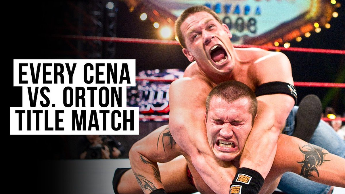WWE_Vault's tweet photo. NEW UPLOAD | #WWEVault

Every John Cena v. Randy Orton Championship Match 

Run time: 308 mins

SummerSlam '07
Unforgiven '07
No Way Out '08
SummerSlam '09
Breaking Point '09
Hell In A Cell '09
Bragging Rights '09
TLC '13
Royal Rumble '14
Backlash '25

https://t.co/V1eLArlKv5 https://t.co/1CKqKYSNYw