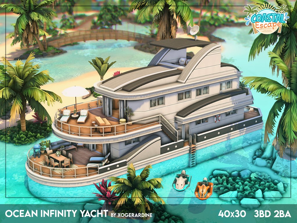 xogerardine's tweet photo. Ocean Infinity Yacht 🛥️🌊 NO CC download at @TheSimsResource

https://t.co/4pMwnWV4om
@TheSims
#ts4 #ts4build #ShowUsYourBuilds #nocc #SimsCreatorsCommunity https://t.co/JovtQSzmXd