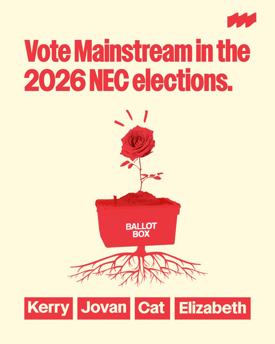 mainstreamlbr's tweet photo. Mainstream candidates topped the CLP nominations list this year - 107 CLPs backed Cat, more than any other candidate standing. Jovan and Kerry weren't far behind.

Our NEC, dominated by one tradition, needs a shake-up. Vote for one now.🌹 https://t.co/DjydGlvWYU