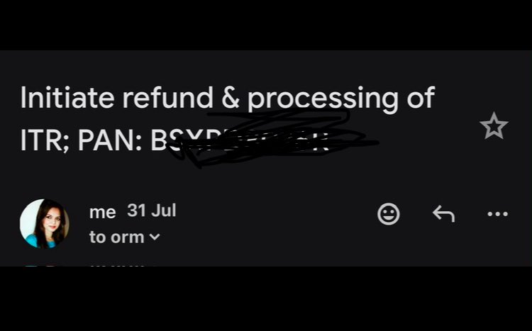 MrJoyMukherjee's tweet photo. @IncomeTaxIndia @nsitharaman @narendramodi This my wife’s email screenshot. https://t.co/ENWB0Yc2oz