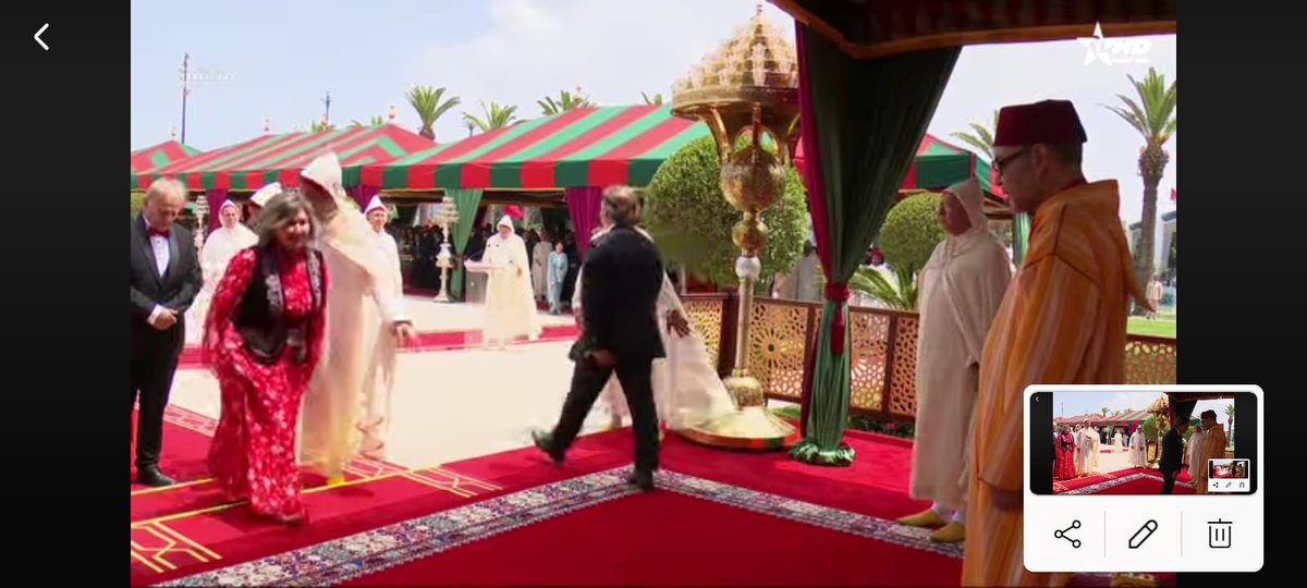 Kazembmar's tweet photo. Saulekul Sailaukyzy, Ambassador of the Republic of Kazakhstan to the Kingdom of Morocco, took part in the official ceremony marking the 27th anniversary of the accession to the Throne of His Majesty King Mohammed VI of Morocco.  
https://t.co/5d5VfiOY4V https://t.co/oj3EgA6zb0