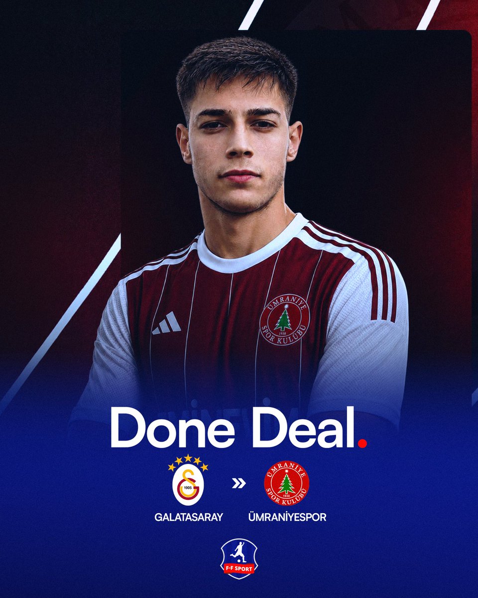 ffsporttr's tweet photo. Ready to show his true quality. ⭐️

We are incredibly proud to announce that our player Berat Yılmaz has joined Ümraniyespor on a 1-year loan from Galatasaray.

Time to dominate the pitch, gain crucial experience. Let’s get to work. 🔥 https://t.co/YV0nrixeHh