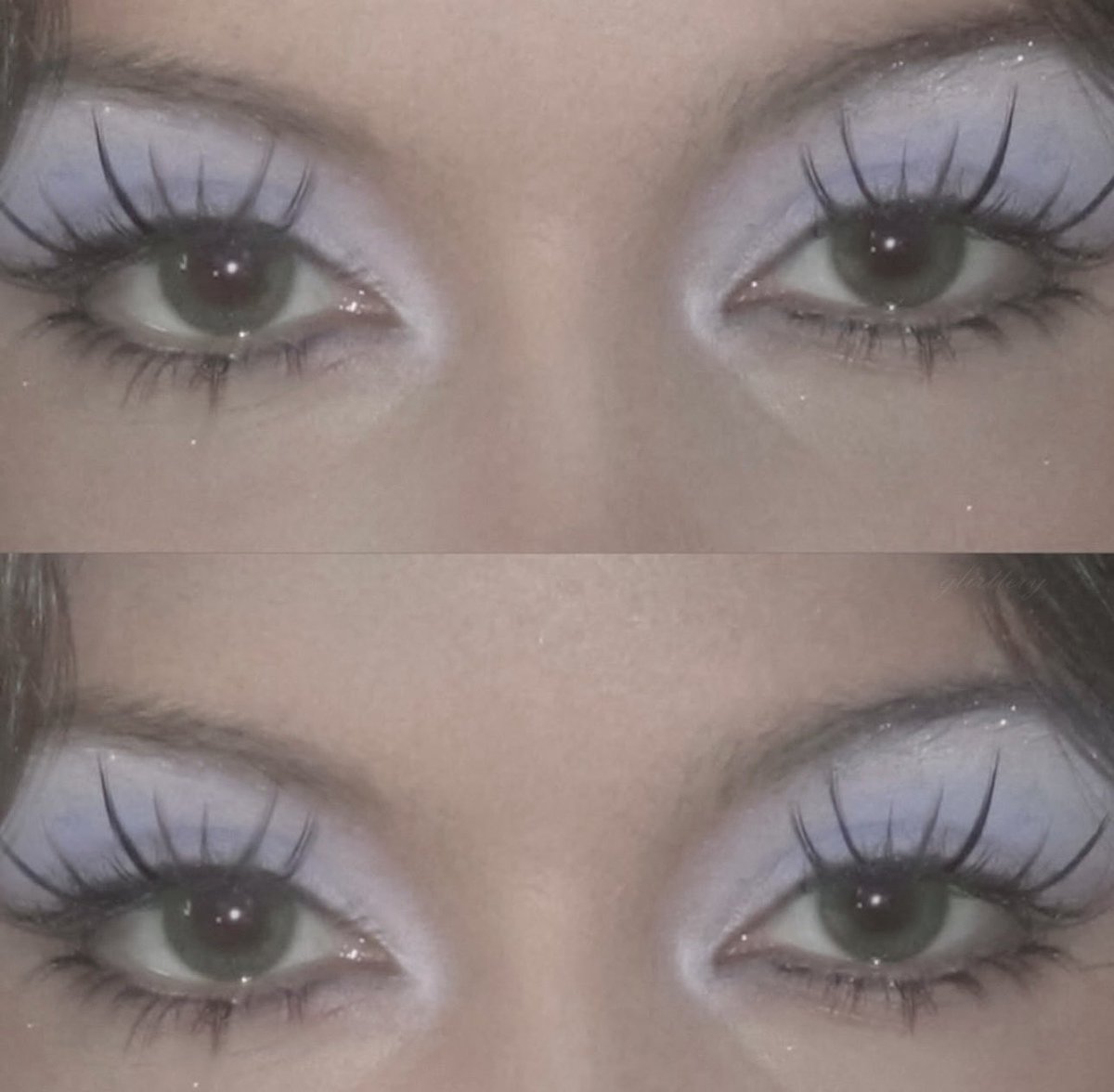 glirttery's tweet photo. about using blue eyeshadow as an accessory https://t.co/KFNSt0eFFT