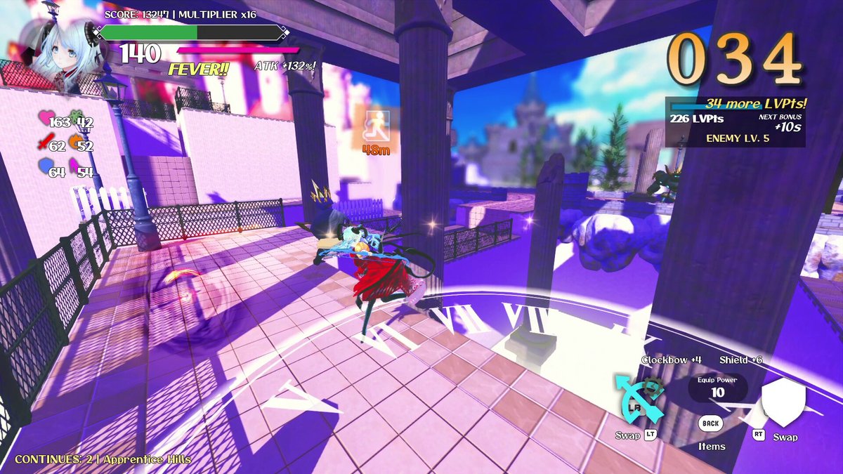 gamespark's tweet photo. 『PSO2』『エアライダー』に影響受けたアーケード風アニメ調3Dアクション『Ecrazeus Castle』8月24日発売。キュートな悪魔と天使を強化して邪魔な城主をぶっ飛ばせ
https://t.co/EU4DxaykvN
天使の店員「フォーン」とWizamartの悪魔CEO「アリス姫」のキュートな2人をうまく操り、敵を空の彼方にぶっ飛ばしましょう。