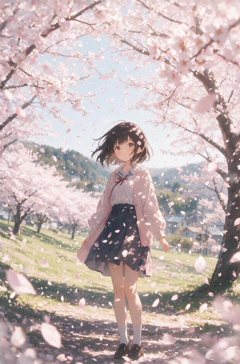 mugi_AI_Art's tweet photo. 【ゆる募】
#百花繚乱な花びら舞
期間：今から明日２３時５９分まで
美しい花びら舞を見せてください(*´∀｀*) https://t.co/tLsy1QzAmw