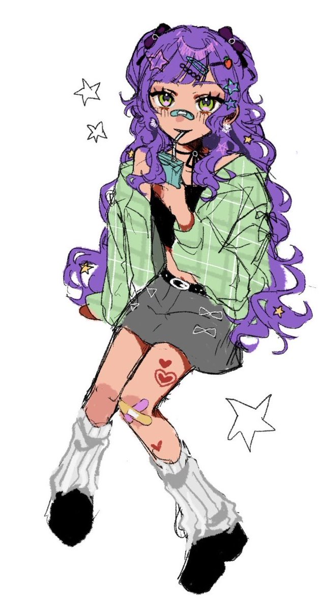 ao_choco11's tweet photo. OCちゃん
#OC  #絵が伸びないから頼むそーた https://t.co/oP93OKpaYT