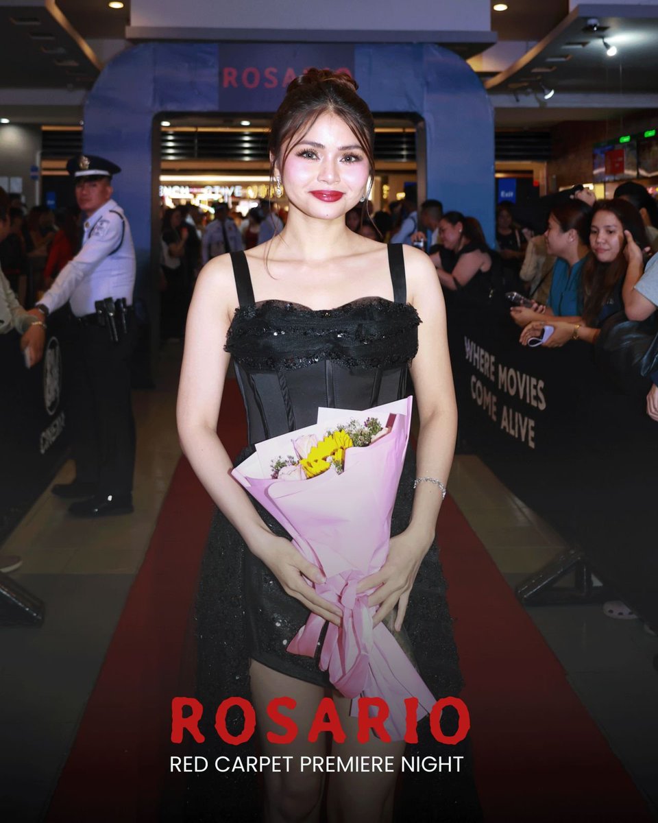 VIVA_Films's tweet photo. Look: LanceBrey at the ROSARIO Red Carpet Premiere Night 📿

Experience the newest horror film inspired by a Filipino superstition. Written and directed by Roni S. Benaid.

In cinemas nationwide starting August 5!

#Rosario #RosarioMovie #RosarioPremiereNight https://t.co/YYcKEUSNEb