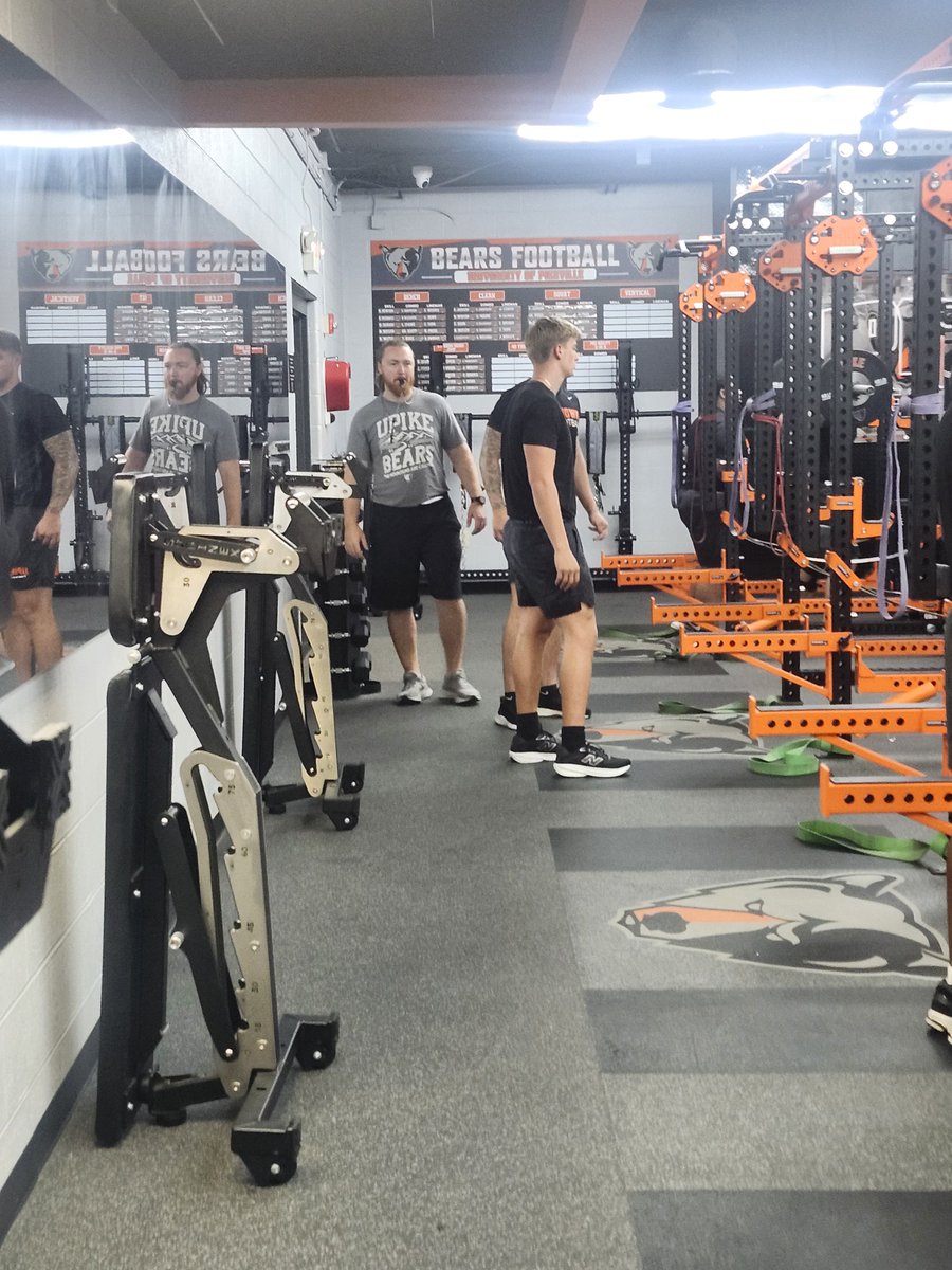 UPIKEFOOTBALL's tweet photo. Strength is built long before Saturdays.

The work in the weight room during camp isn't just about getting bigger. It's about staying healthy, building toughness, and preparing to play our best football when November arrives.

Championship teams are built one lift at a time. 💪🏈

#BearDown #BearRaid