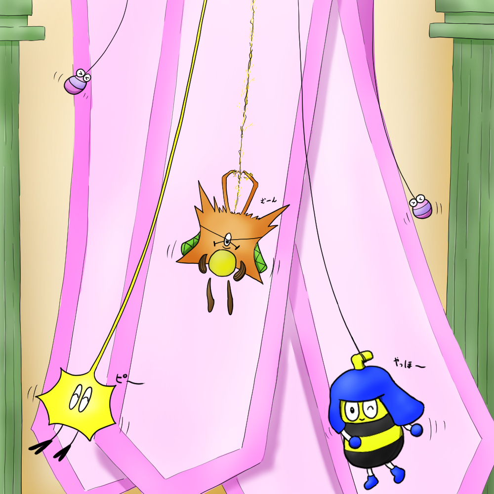 atomosk22's tweet photo. みんなでプラプラ
きもちよさそう！！
＃イラスト　＃ピピン　＃絵　＃キャラクター　＃新キャラ　＃オリジナル　＃自由　#絵柄が好みって人にフォローされたいㅤㅤ https://t.co/ZfKJcHIxR0