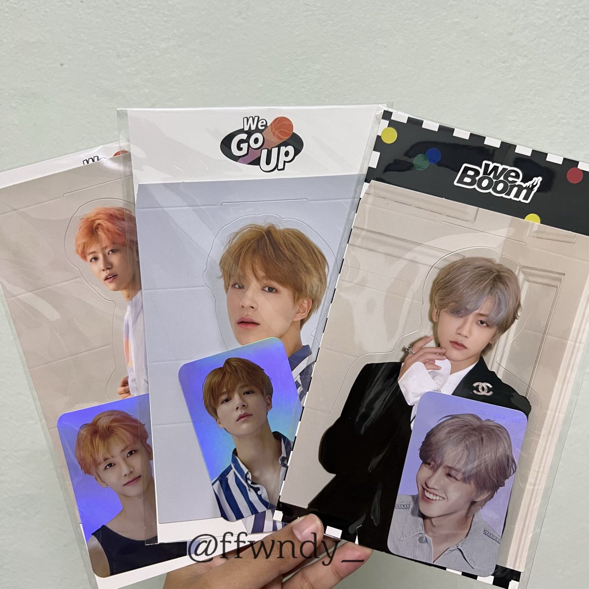 ffwndy_'s tweet photo. wts 🍀 เจโน่ แจมิน โฮโลแกรม 

Hologram we boom  / we go up (unopened)

ชิ้นละ 120 บาท

📮 free shipping

#ตลาดนัดnctdream jeno jaemin https://t.co/yEbAUHoQbW