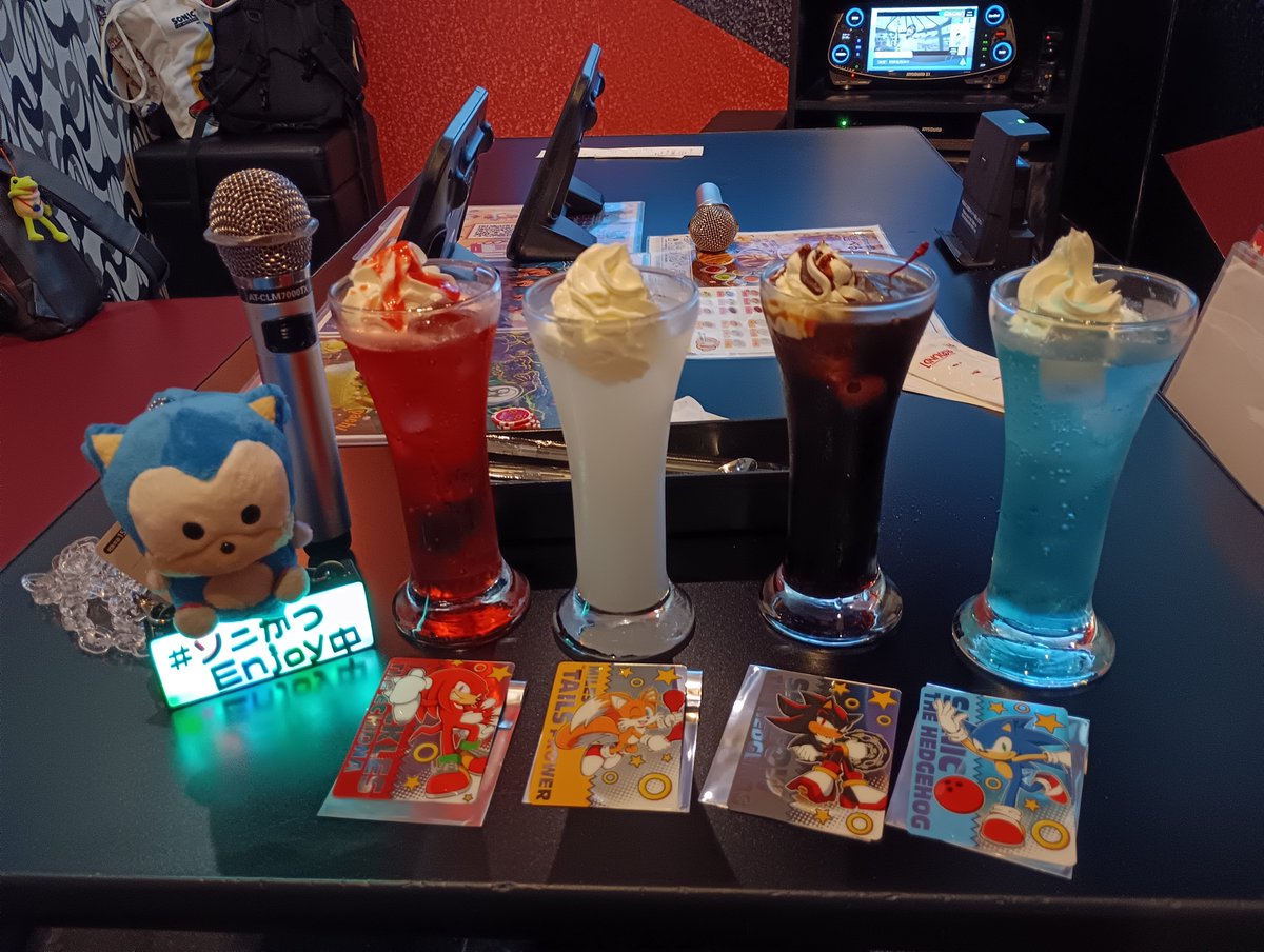 ソニックコラボ特典ノベルティを取り上げるため、ラウンド1でセゲいち