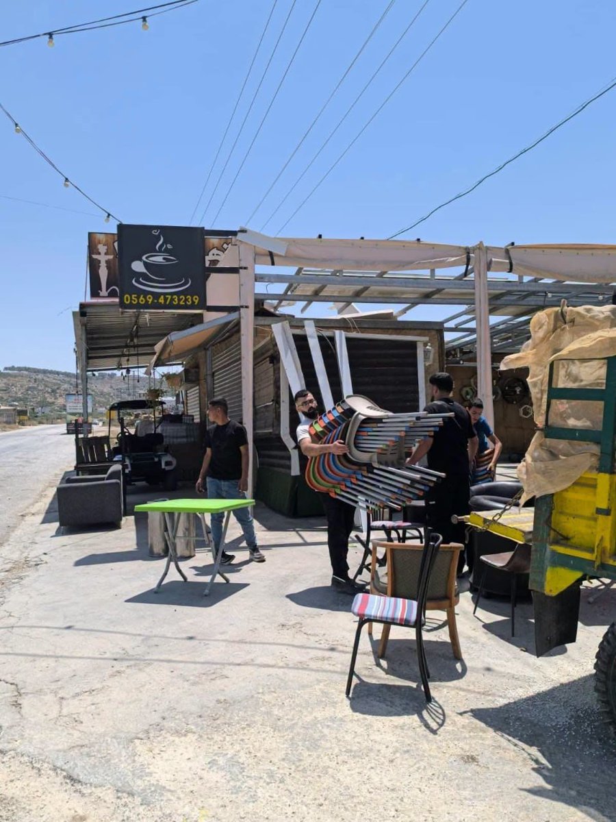 Marchfoward's tweet photo. Rakyat Palestin diarahkan mengosongkan 40 buah kedai milik mereka di Jenin Tebing Barat selepas Israel mengusir mereka dari tanah berkenaan https://t.co/oRqB5QzHVz