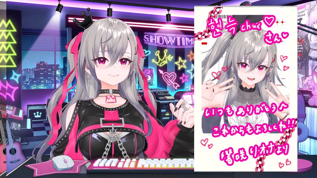 Crux_Wolf's tweet photo. リオナ、韓国語チェキありがとう！
「crux」なのか「chux」なのか、見分けられなかったので、
どっちも自分の名前ってことにするね！ｗ 
改めてありがとう！
#リオNOW https://t.co/CeO98SZFns