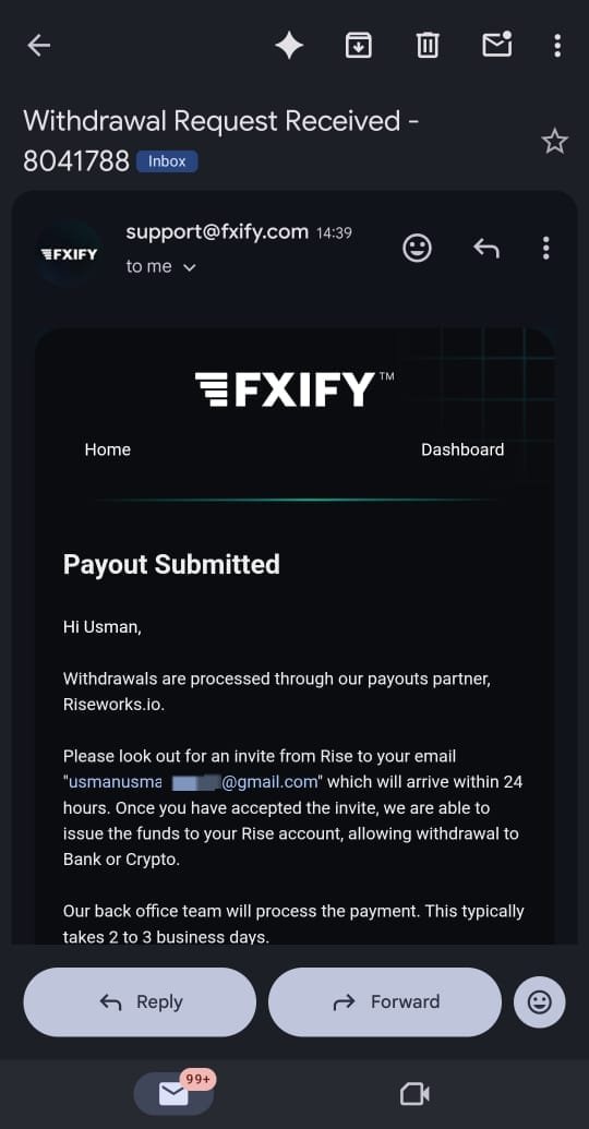 Usmanfx__'s tweet photo. After nearly 2 months of trading this account, I've finally hit the payout button.

Alhamdulillah! 🎉🤲

I just requested my payout with @fxifycom.

Now it's time to experience the fast payouts and smooth withdrawal process they're known for. 🚀💸 https://t.co/aDee3XAfeF