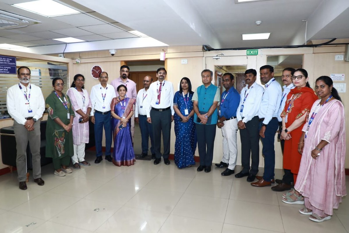 DOPPW_India's tweet photo. Shri Dhrubajyoti Sengupta, Joint Secretary, DOPPW, visited SBI CPPC, Bengaluru on 31.07.2026 and had a detailed discussion on the working of the CPPC and optimizing the pension grievance redressal framework for timely delivery through speedy resolution.
#DoPPW #PensionReforms #PensionersWelfare

@DrJitendraSingh @TheOfficialSBI @mygovindia @DARPG_GoI @DoPTGoI @PIB_India @PIBPersMin
@PIBBengaluru  @DDNewslive