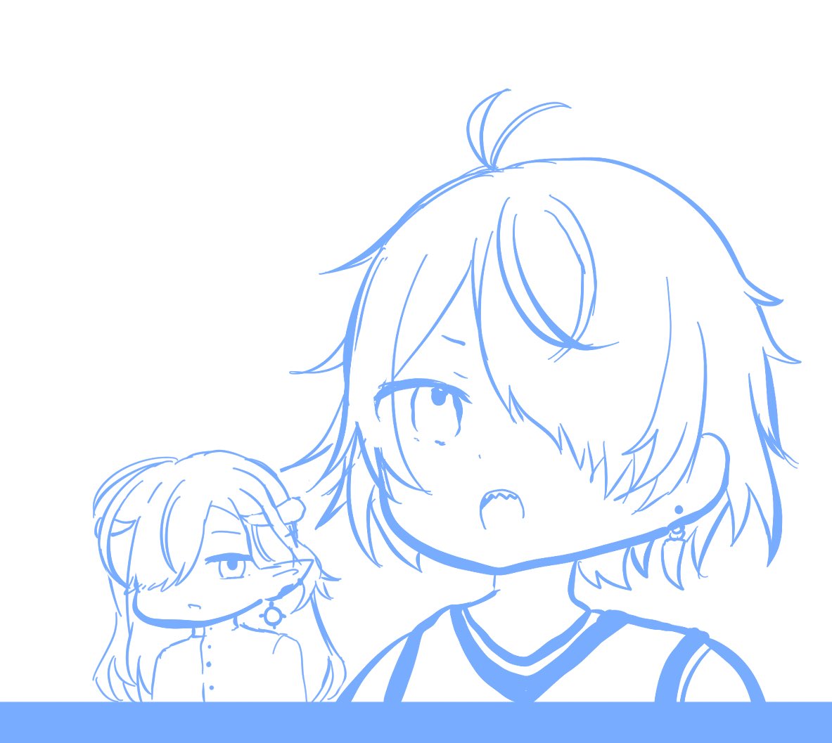 ROM_pome's tweet photo. ちんまいのばっか描いてるな https://t.co/o9l6z5Ydl2