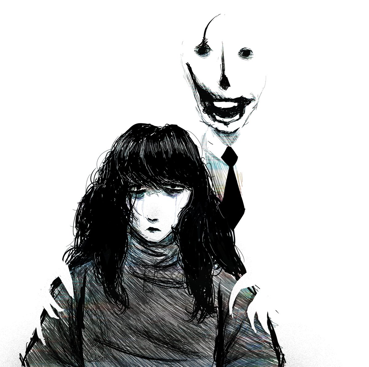 ItsGeofam's tweet photo. Quite a bit different from my usual art, but I drew Rosemary Walten (ignore the other guy)
#TheWaltenFiles #twf #art https://t.co/bqlISHCOnS