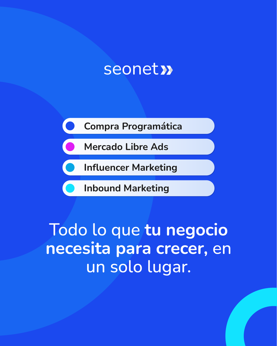 seonetdigital's tweet photo. Cada empresa tiene desafíos distintos.

Por eso las mejores estrategias integran disciplinas, canales y objetivos.

#SEO, #GoogleAds, #Programmatic y más.

La diferencia no está en usar más canales, sino en cómo se conectan para generar resultados. https://t.co/GoZZF97gff