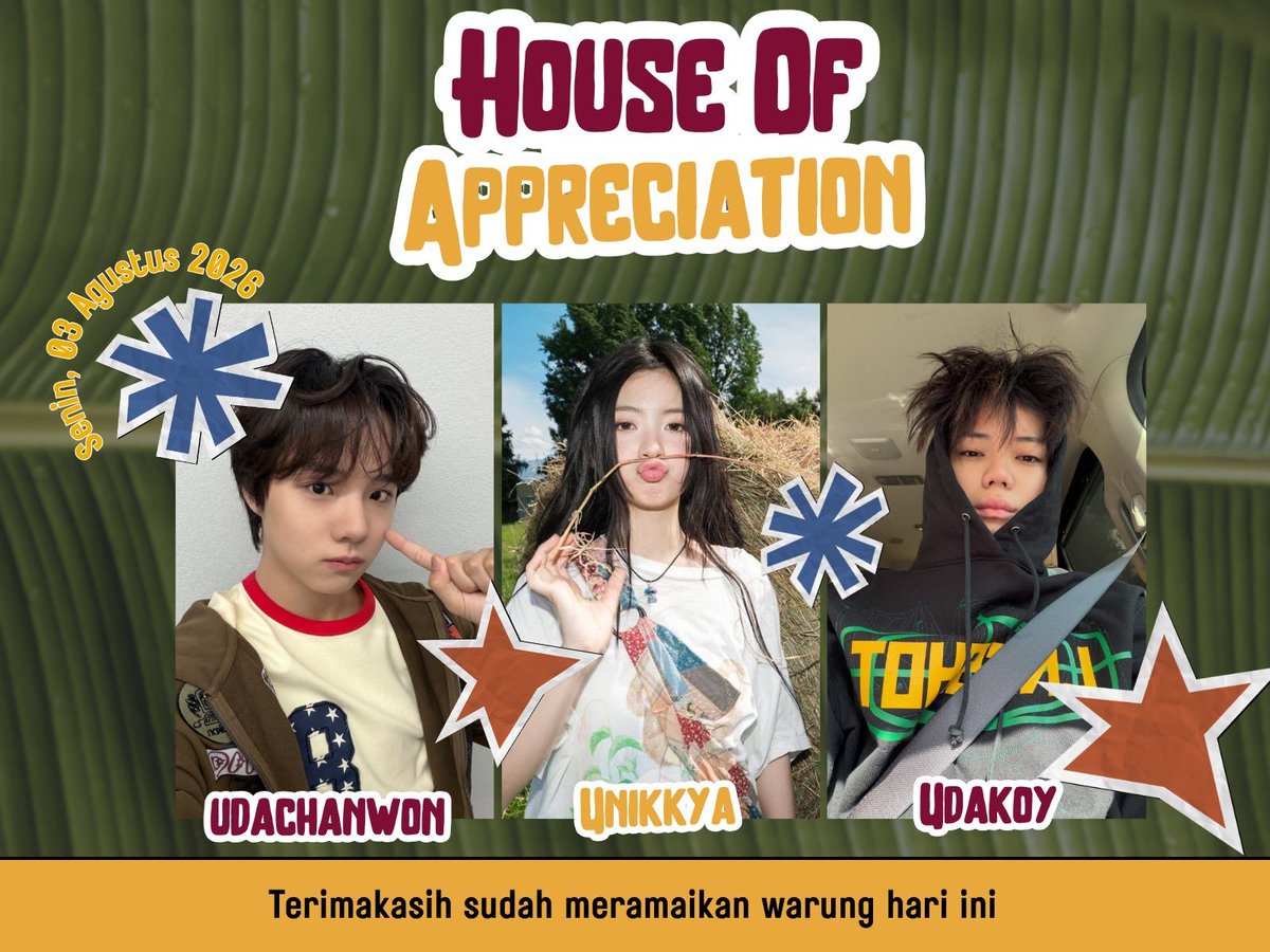 warungnaspadca's tweet photo. Terima kasih, @udaCHANWON @uniKKYA dan @udaKOY sudah memimpin dan membersamai kegiatan hari ini.

Warung hari ini terasa lebih hidup berkat kalian 🍽️ https://t.co/w1LCmzBhbW