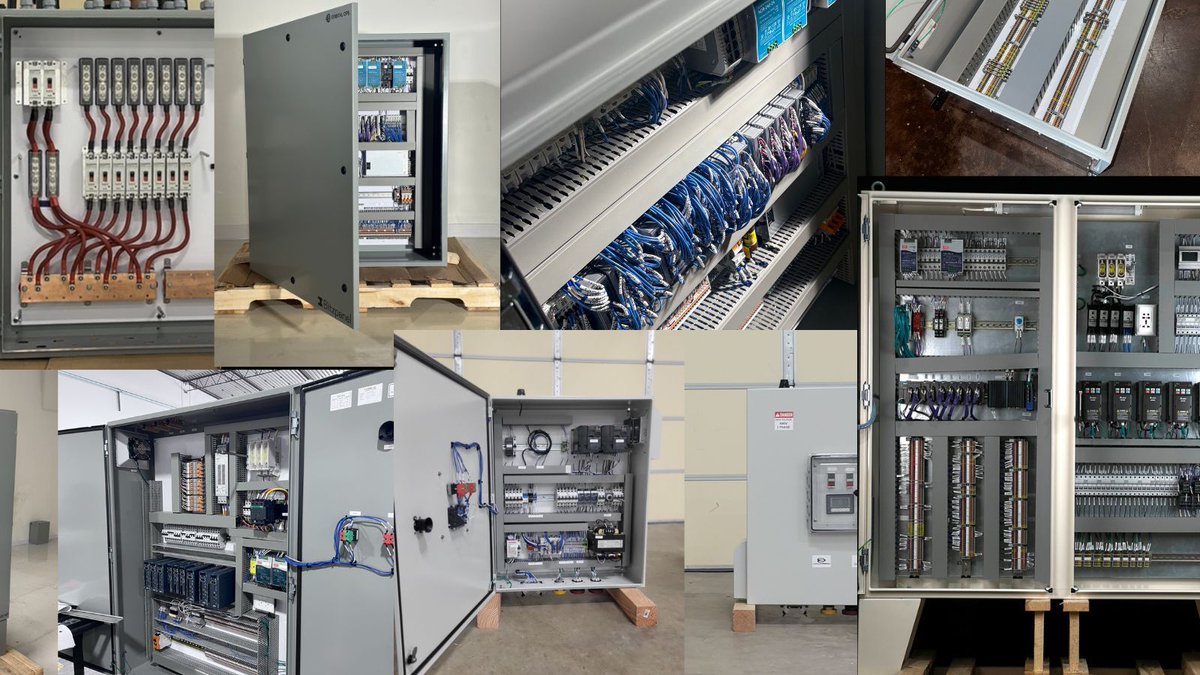 K_leeeb's tweet photo. gm we make custom panels

> remote io, plc panels, MCCs, power distribution
> automated design and manufacturing

dm me box https://t.co/l9FQ2grd5H